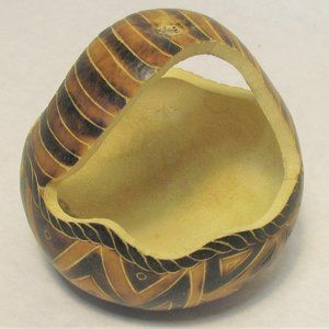 Dried Gourd (Squash) Art Made From Fair Trade By Quechua Folk Artists in Peru